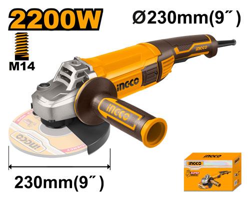 AG220018 - MEULEUSE 230 MM 2200W INGCO Maroc