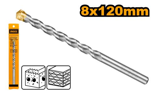 DBM111081 - FORET A BETON 8X120MM INGCO Maroc