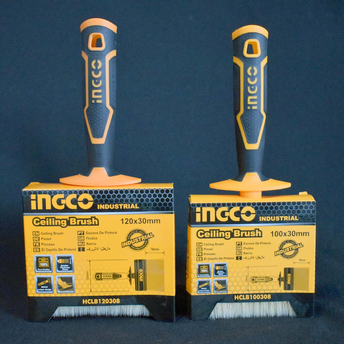 HCLB100308 - PINCEAU LR DES POILS: 100MM INGCO Maroc
