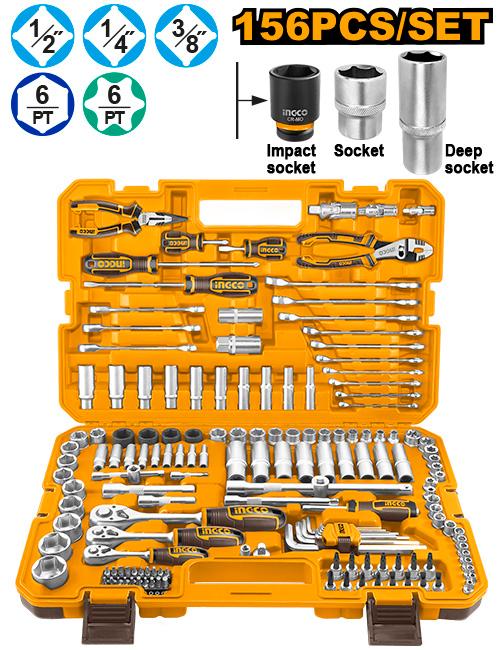 HKTHP21561 - JEU DE 156 PIECES ET OUTILS INGCO Maroc