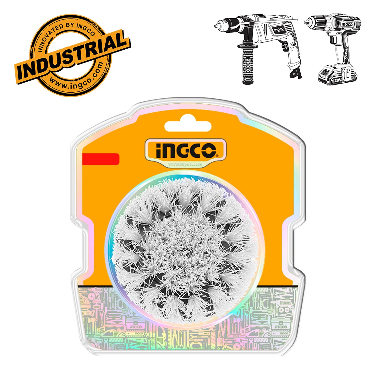 WCBS1401 - BROSSE 4" POUR VISSEUSE A POILS DOUX INGCO Maroc