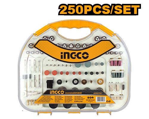 AKMG2501 - ACCESSOIRES POUR MINI PERCEUSE 250PCS INGCO Maroc