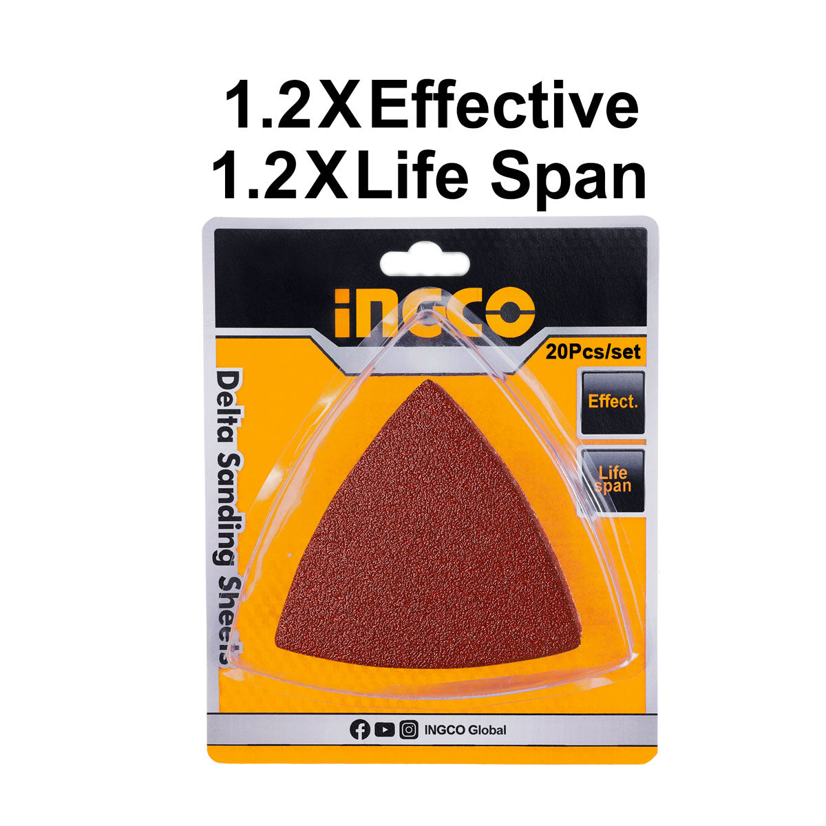 INGCO FEUILLES ABRASIVES DELTA AU MAROC [AKTS080201]