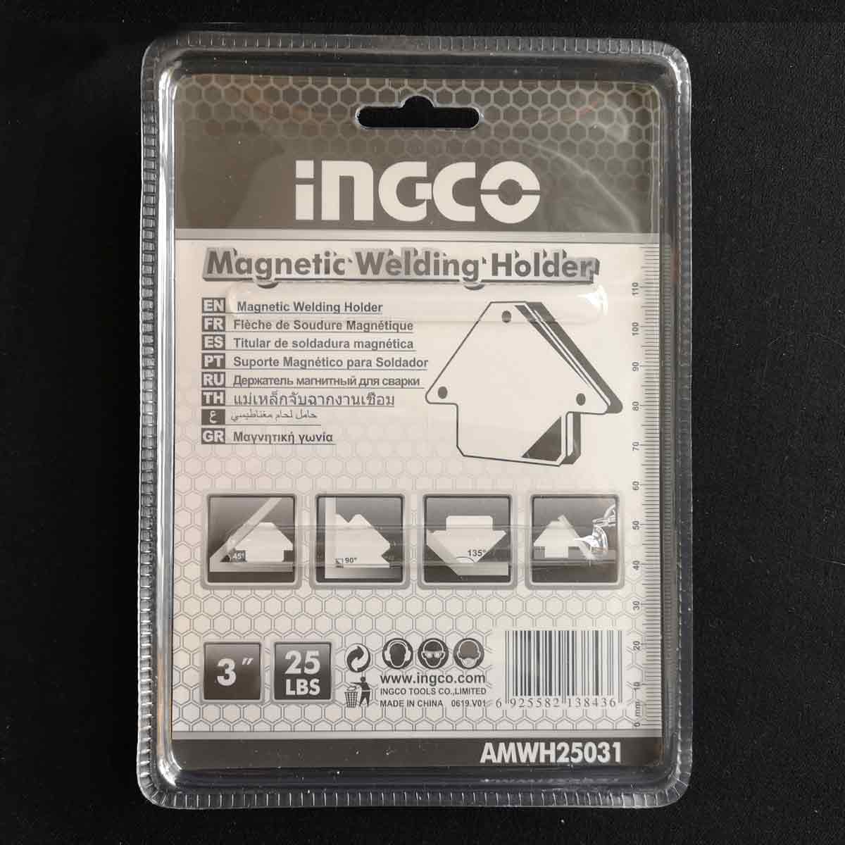 AMWH25031 - SUPPORTS DE SOUDAGE MAGNETIQUE 3'' INGCO Maroc