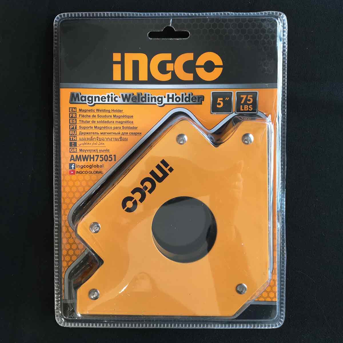 AMWH75051 - SUPPORTS DE SOUDAGE MAGNETIQUE 5'' INGCO Maroc