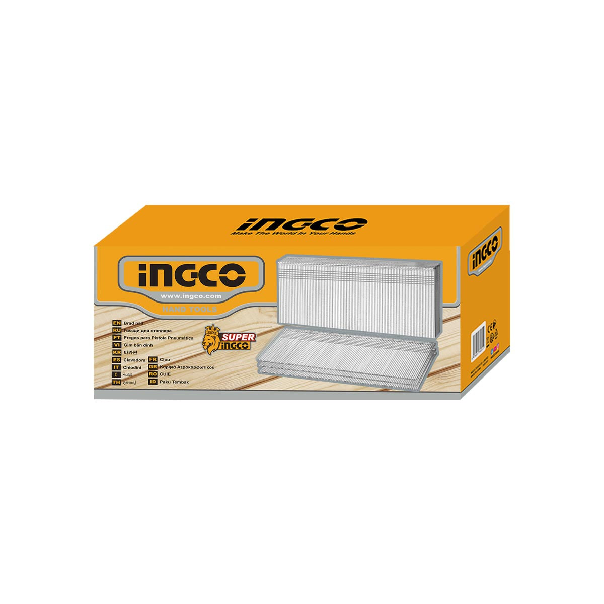 ANA18501 - 5000 CLOUS GALVANISÉS LISSES CALIBRE18 - 50X1,2 MM INGCO Maroc