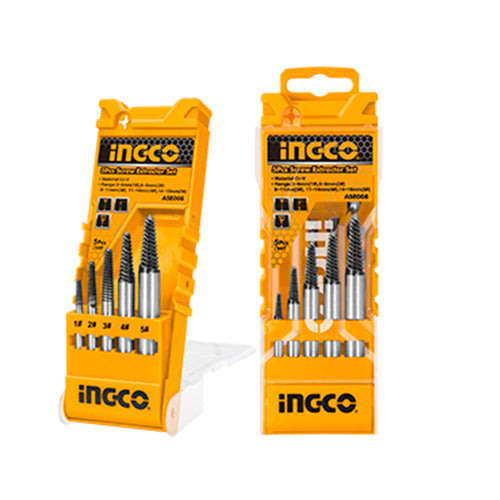 INGCO JEU 5 PCS EXTRACTEURS DE VIS [ASE008]