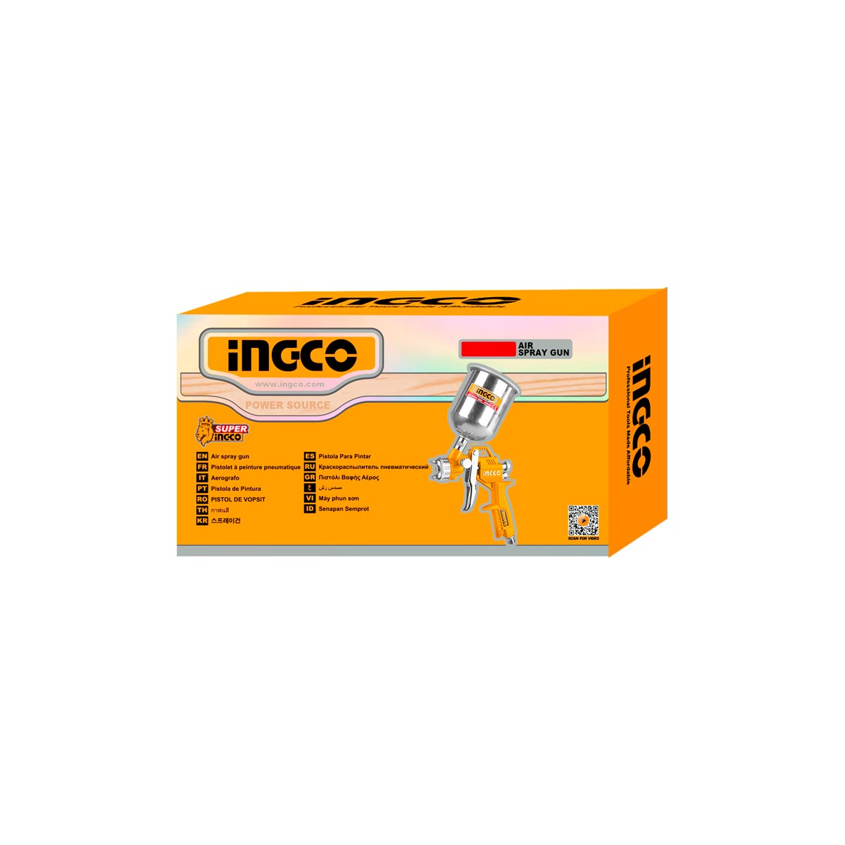 ASG4041 - SPRAY GUN 1,5MM 400CC INGCO INGCO Maroc