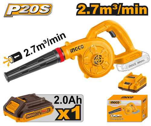 CABLI200281 - SOUFFLEUR 20V+1BAT+CHARGEUR INGCO Maroc