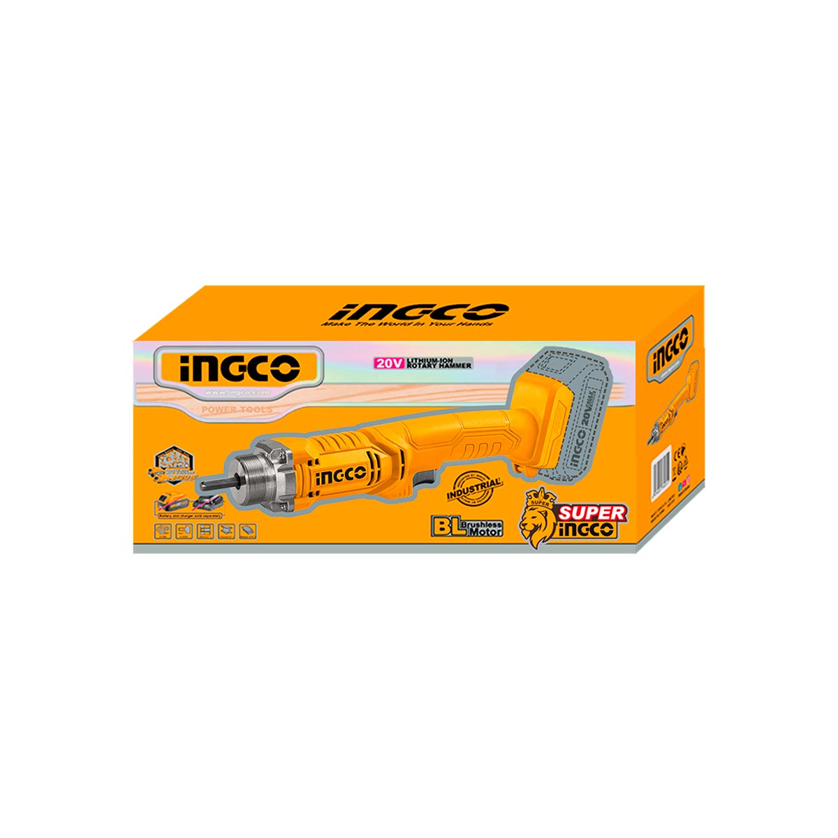 CCVLI2023011 - VIBREUR A BETON 20V + 1BATTERIE + 1AIGUILLE INGCO Maroc