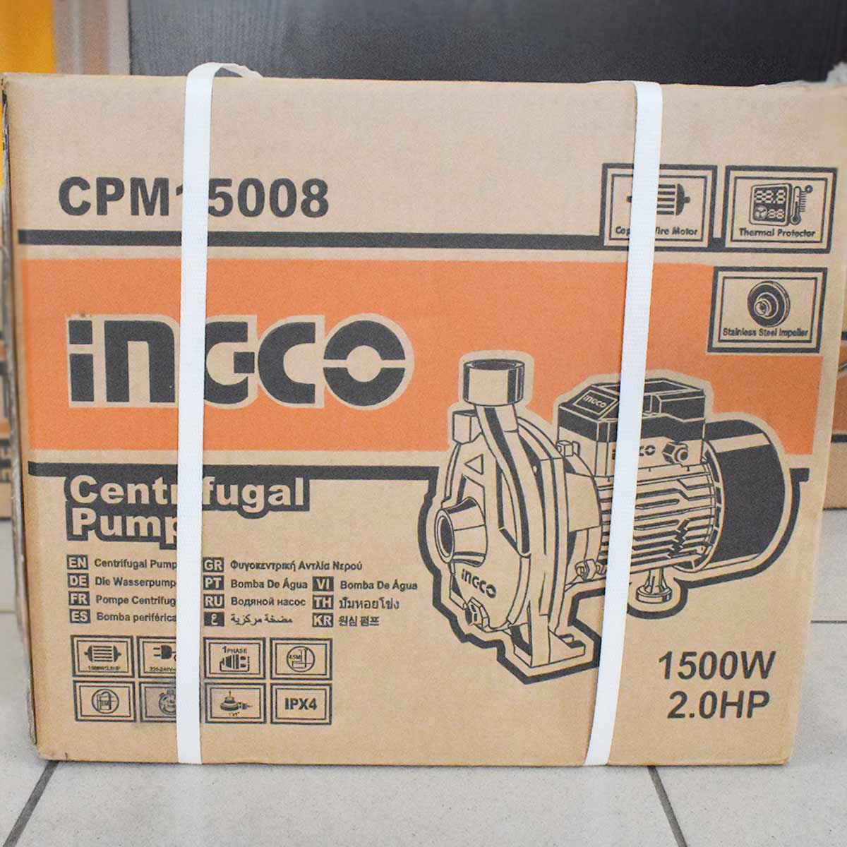 INGCO POMPE CENTRIFUGE 1500W 2HP AU MAROC [CPM15008]