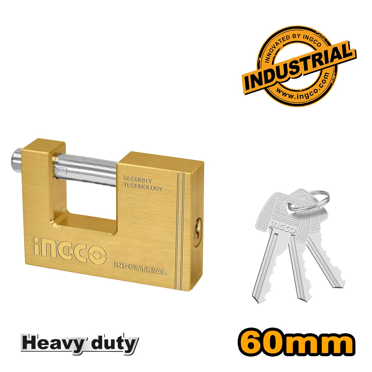 DBBPL0602 - CADENAS 60MM HEAVY DUTY 280G INGCO Maroc