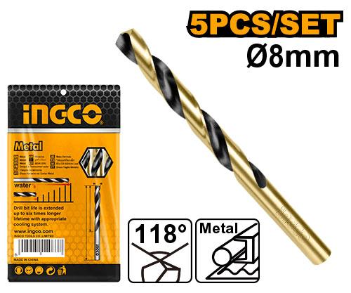 DBT1100803 - FORET 8.0MM HSS INGCO Maroc