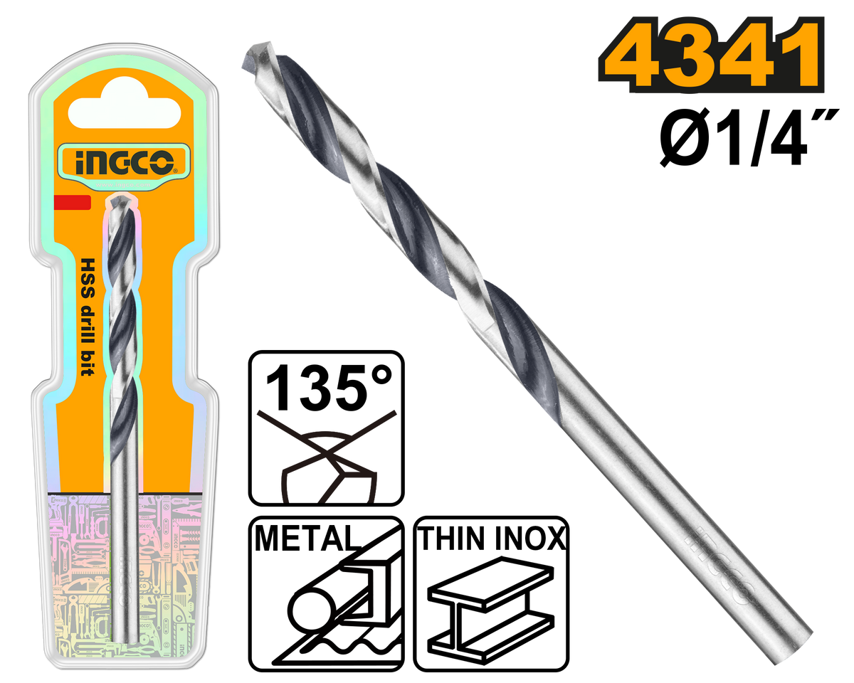 INGCO FORET 5MM HSS 4341 [DBT1200504]