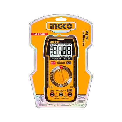DM36002 - MULTIMETRE DIGITAL LCD 600V AC/DC INGCO Maroc