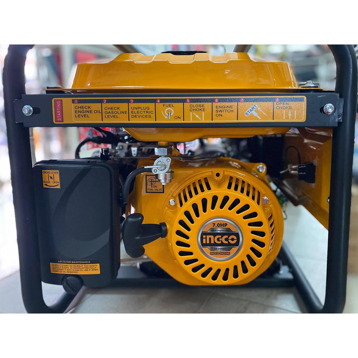 GE30005 - GENERATEUR A ESSENCE 3KVA 15L INGCO Maroc