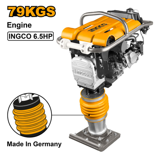 INGCO PILONNEUSE 79KGS 4.8KW(6.5HP) MOTEUR [GRT75-2]