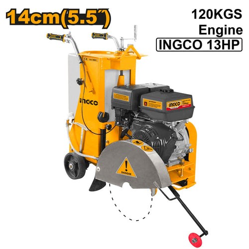 INGCO DECOUPEUSE A SOL MOTEUR 13HP 120KG [GSF16-2]
