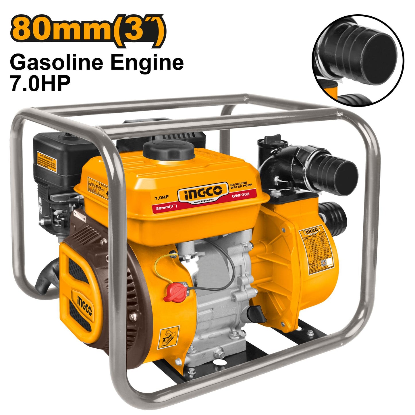 GWP302 - POMPE A EAU ESSENCE 7.0HP INGCO Maroc