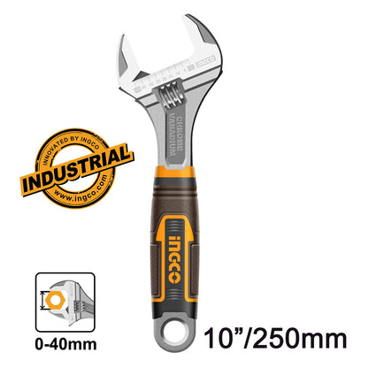 HADW131108 - CLE A MOLETTE POIGNEE SOUPLE 250MM INGCO Maroc