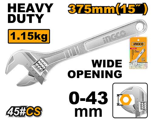 HADW131152 - CLE A MOLETTE 375MM INGCO Maroc