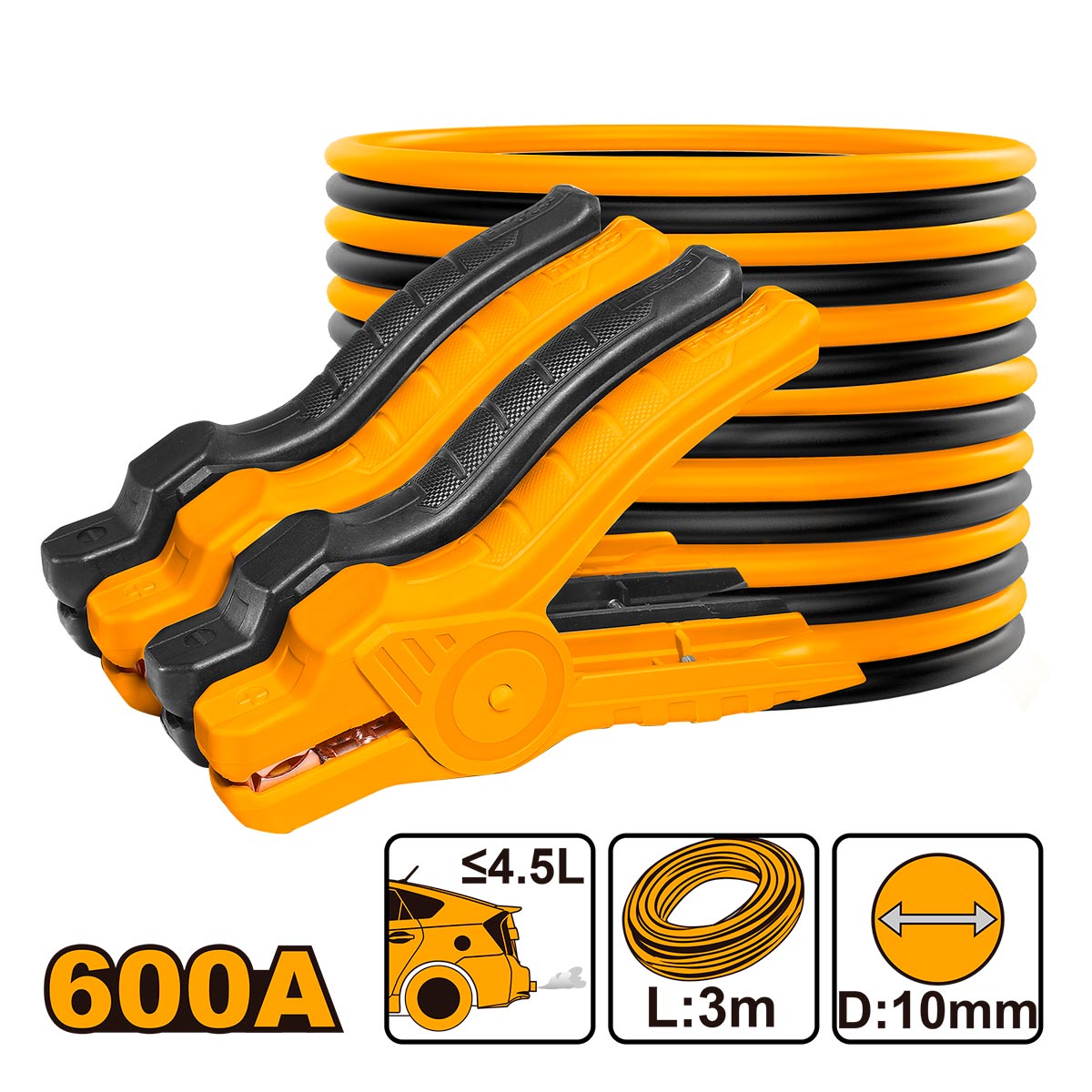 HBTCP6008 - CABLES DE DEMARRAGE 600A INGCO Maroc