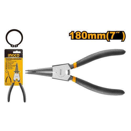 INGCO PINCE CIRCLIPS EXTERIEUR A TETE DROITE 180MM [HCCP011801]