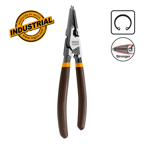 HCCP261803 - PINCE CIRCLIPS INTERIEUR À TÊTE DROITE 180MM INGCO Maroc
