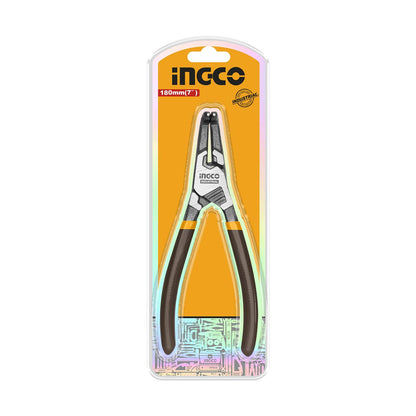 HCCP261804 - PINCE CIRCLIPS INTERIEUR A TETE COURBEE 180MM INGCO Maroc