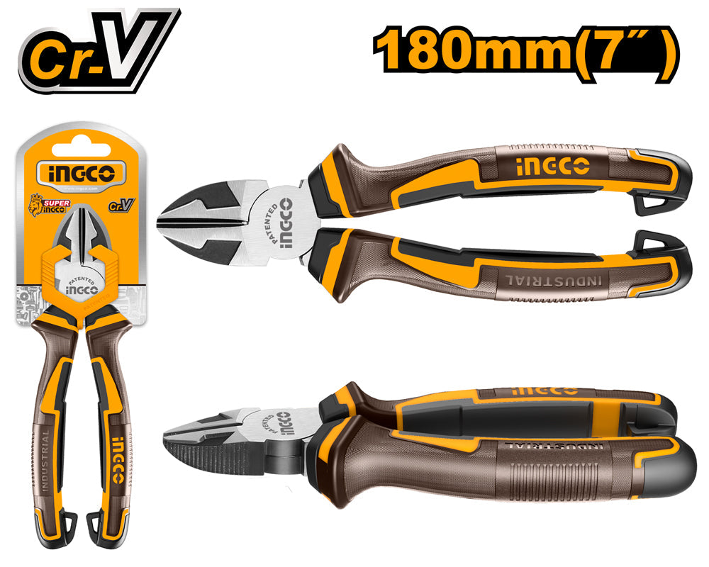 INGCO PINCE COUPE DIAGONALE 180MM [HDCP28188]