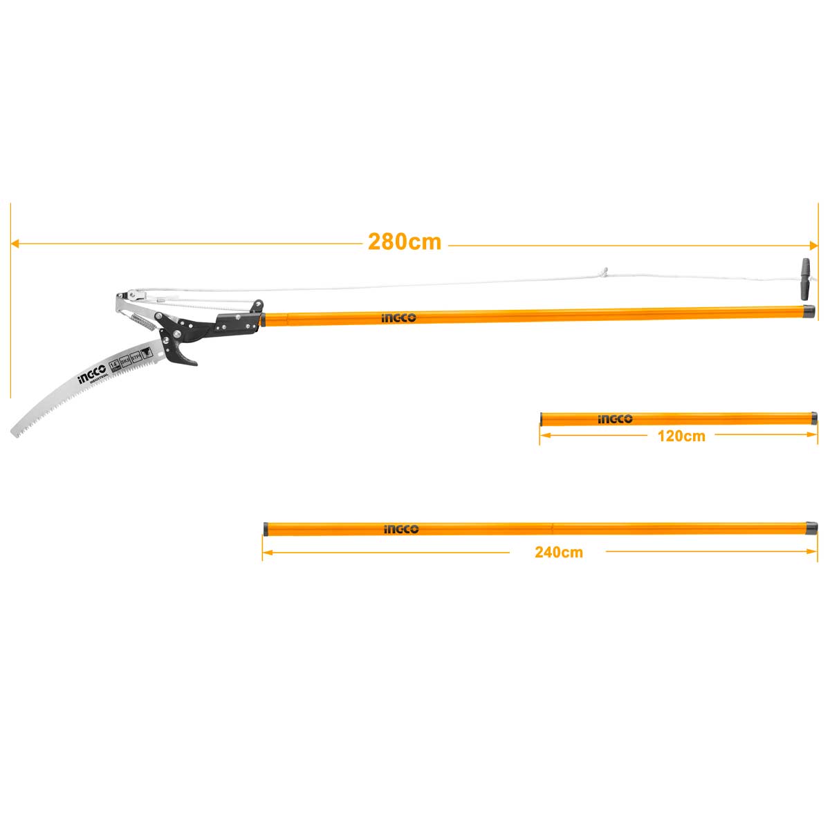 HEPS25281 - SECATEUR SUR PERCHE EXTENSIBLE INGCO Maroc