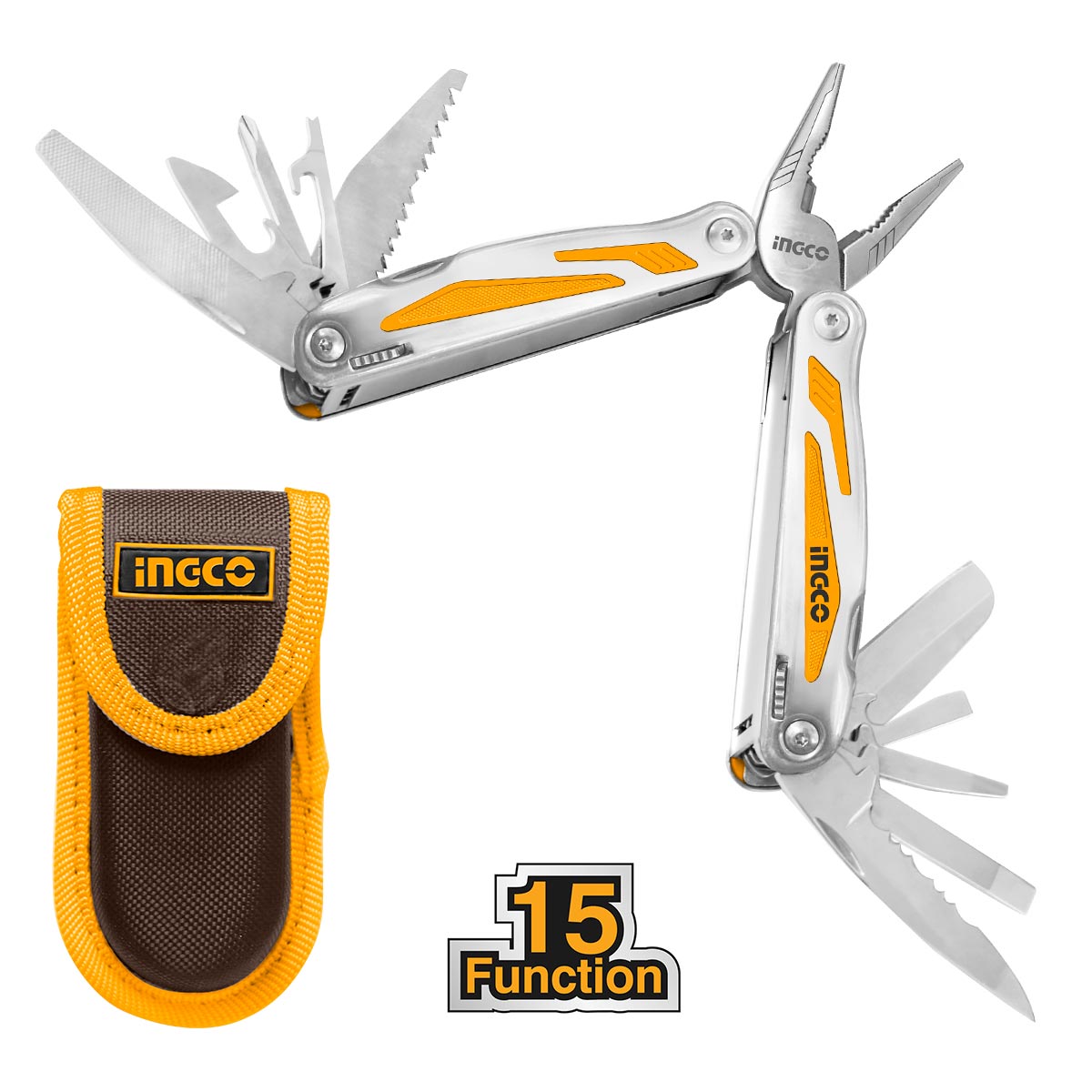 HFMFT0115 - PINCE MULTIFONCTIONS PLIABLE (15 FONCTIONS) INGCO Maroc