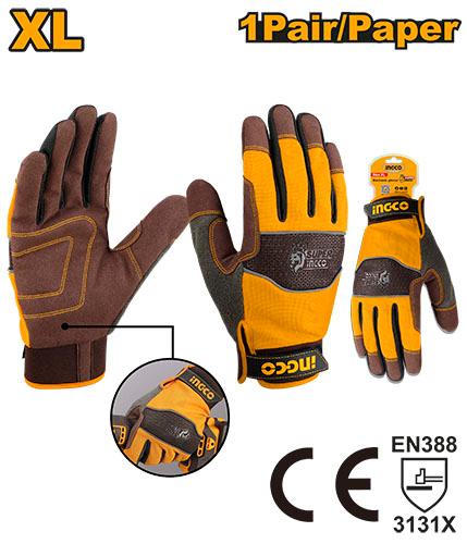 INGCO GANTS DE MECANICIEN [HGMG01-XL]