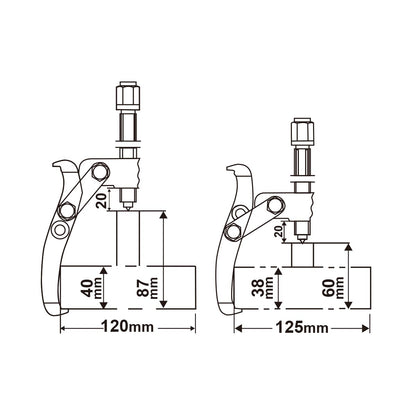 HGP08034 - EXTRACTEUR A TROIS GRIFFES INGCO Maroc
