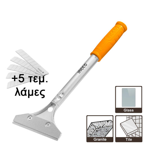 HGS3201 - GRATTOIR EN ALUMINIUM 6 LAMES INGCO Maroc