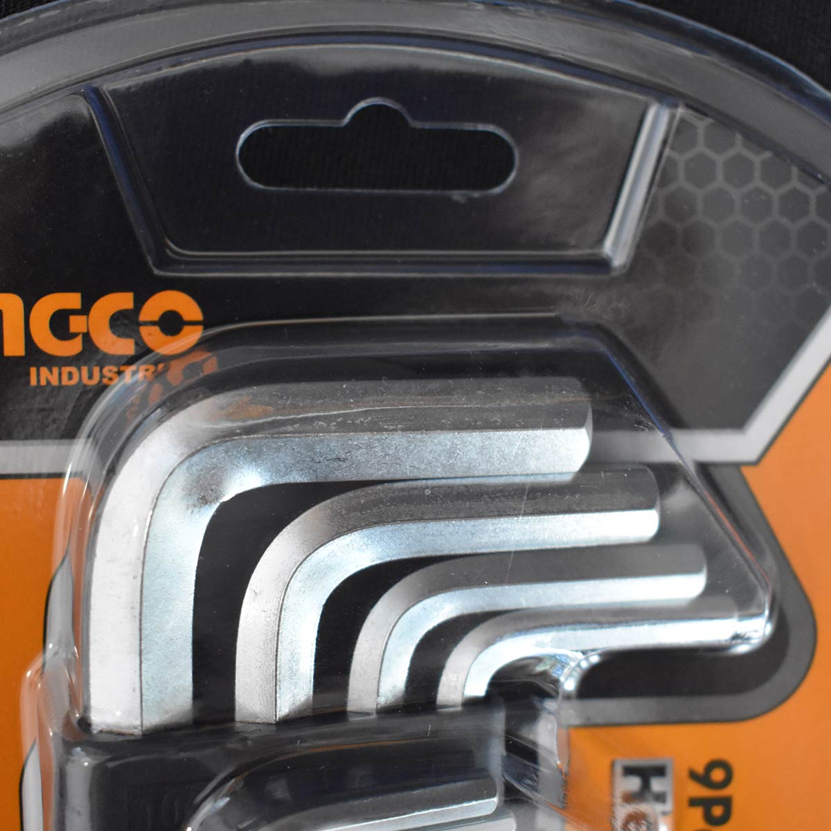 HHK11092 - CLES HEX EXTRA LONG SET DE 9 PIECES 1.5-10MM INGCO Maroc