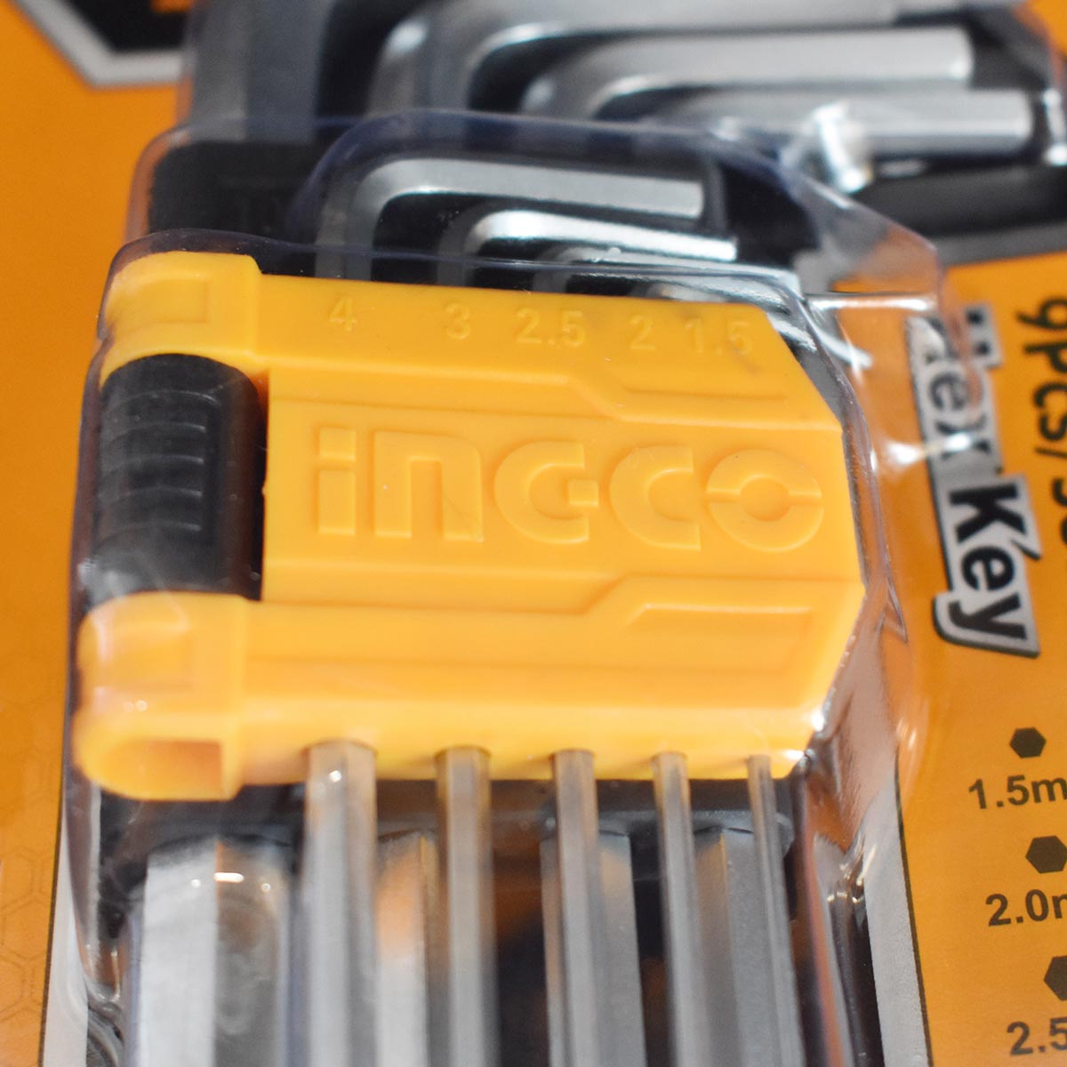 HHK11092 - CLES HEX EXTRA LONG SET DE 9 PIECES 1.5-10MM INGCO Maroc