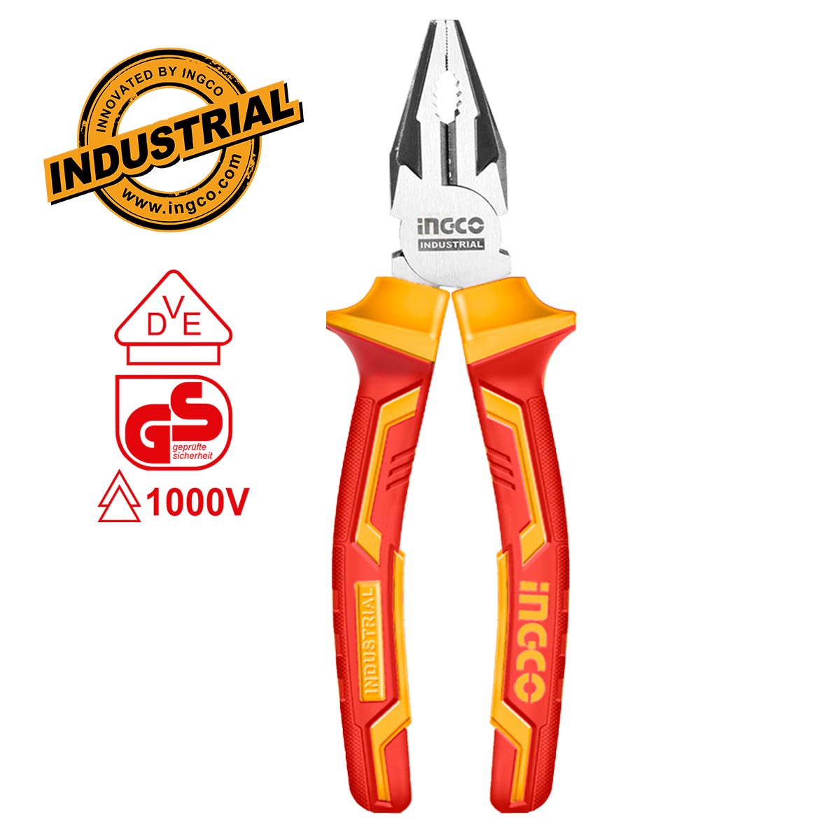 HICP28188 - PINCE UNIVERSELLE ISOLEE 7''''/180MM INGCO Maroc