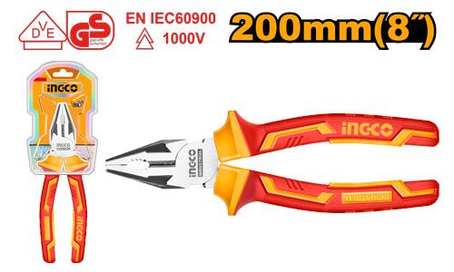 INGCO PINCE UNIVERSELLE ISOLEE 8''''/200MM [HICP28208]