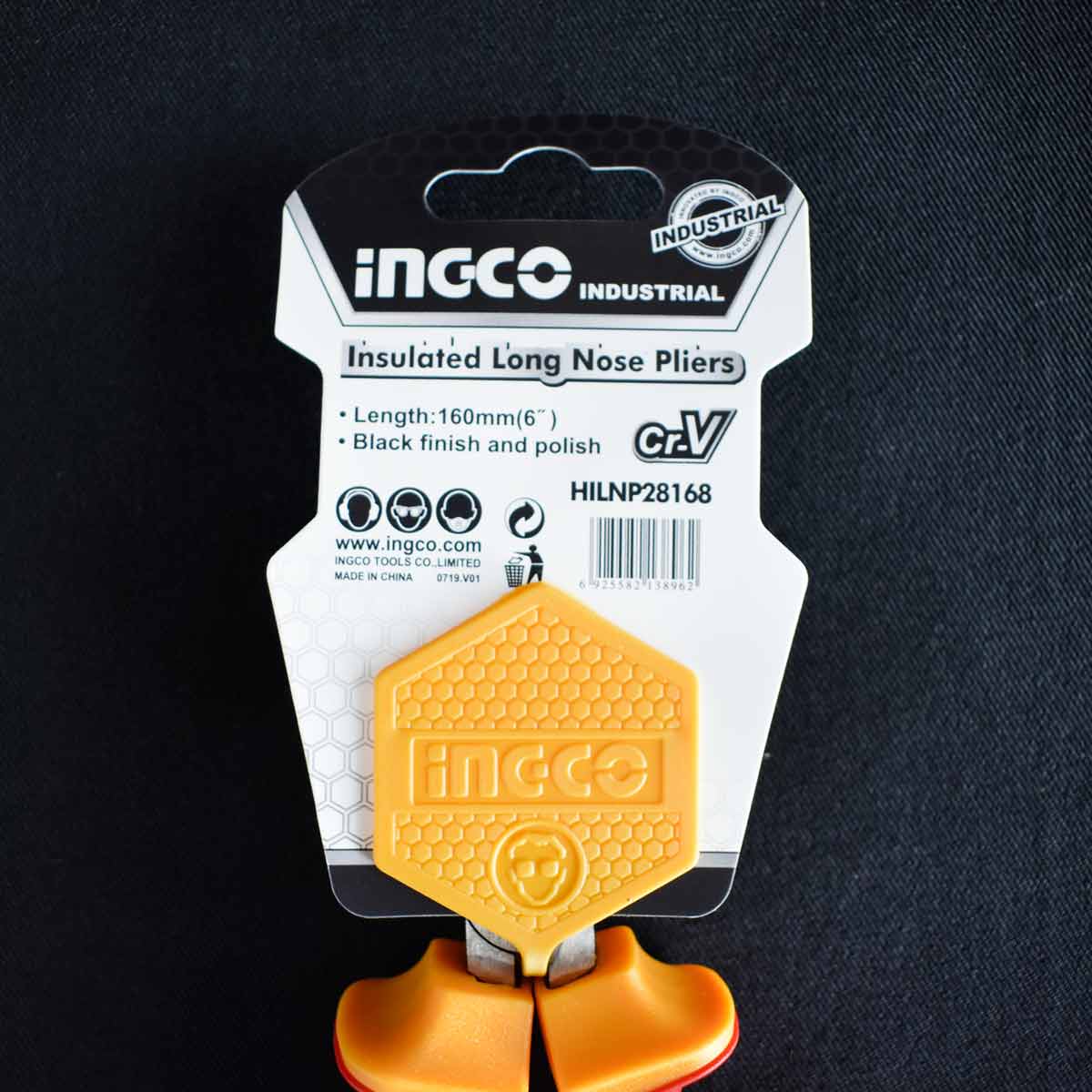 HILNP28168 - PINCE A LONG BEC ISOLEE 6''''/160MM INGCO Maroc
