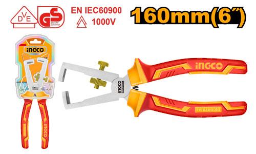 HIWSP28160 - PINCE A DENUDER ISOLEE 6''''/160MM INGCO Maroc