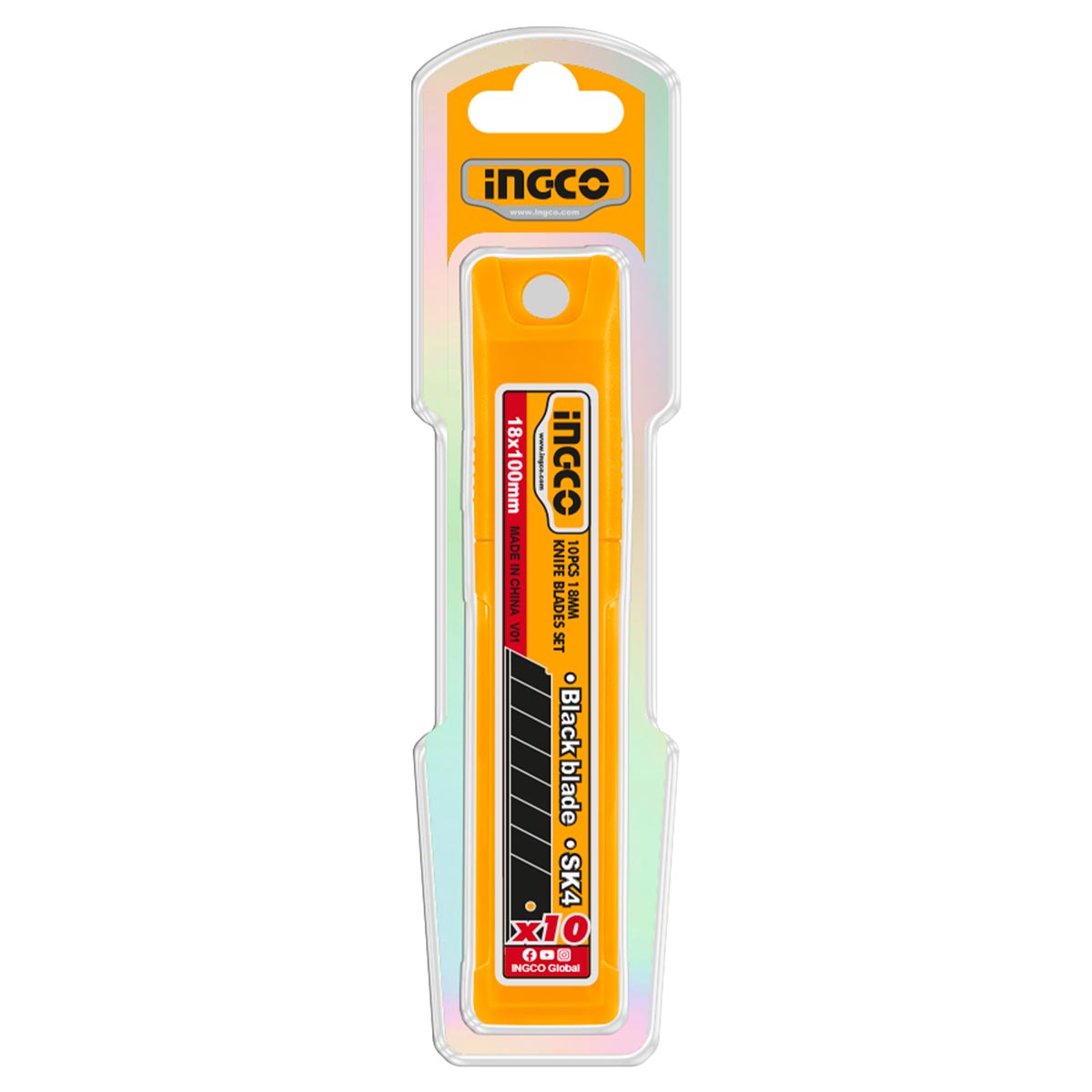 HKNCB181 - BOITE DE 10 LAME CUTTER 18MM INGCO Maroc