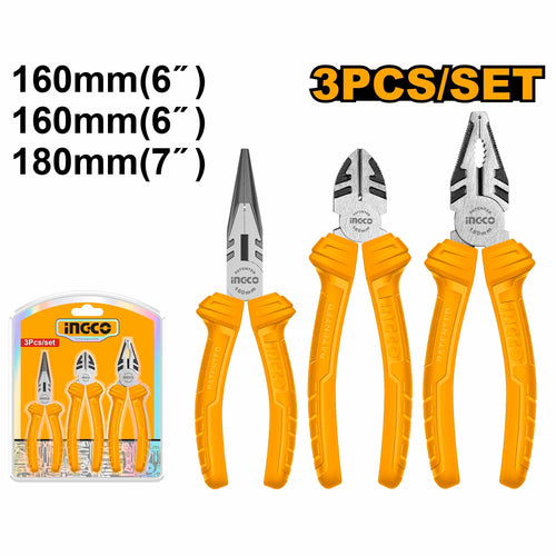 INGCO JEU DE 3 PINCES SS [HKPS08311]