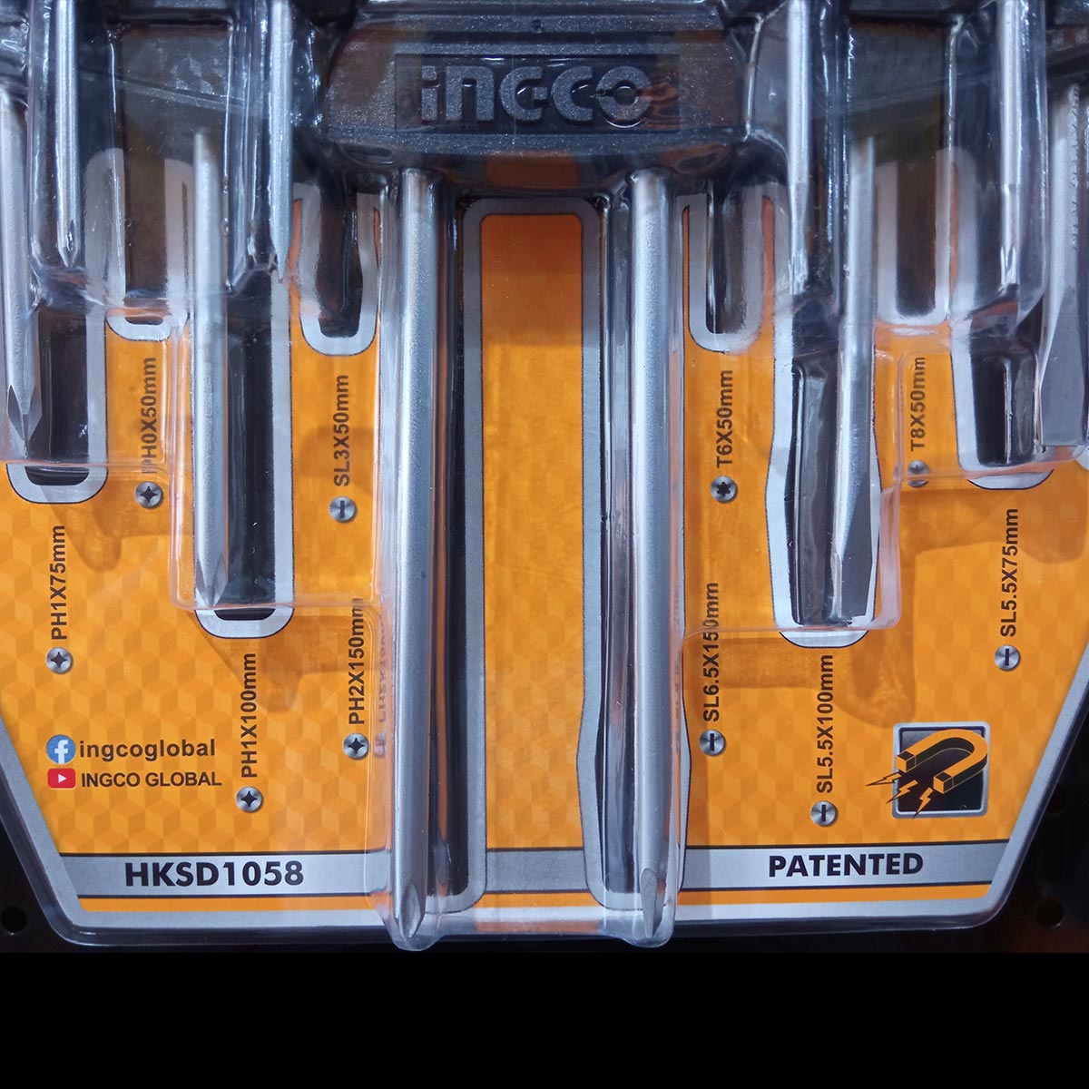 HKSD1058 - JEU DE 10 TOURNEVIS ET TOURNEVIS DE PRECISION INGCO Maroc
