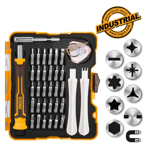 HKSDB0378 - JEU DE TOURNEVIS DE PRECISION 37 PCS INGCO Maroc