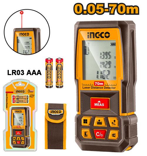 HLDD0708 - TELEMETRE LASER 70M INGCO Maroc
