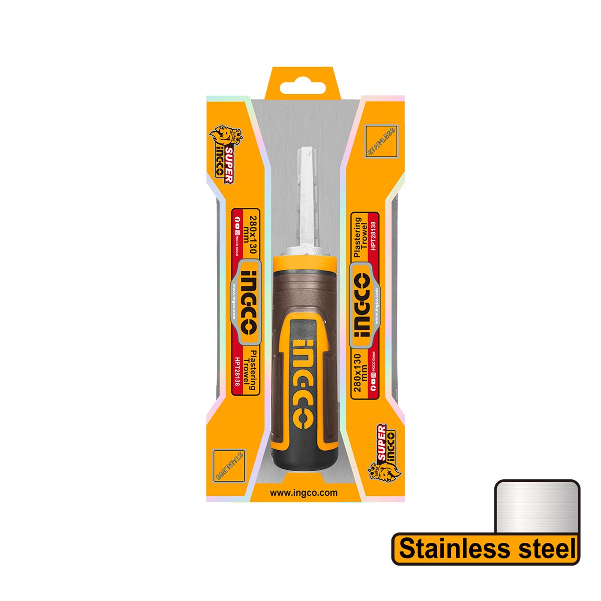 HPT28138 - TALOCHE EN ACIER INOXYDABLE INGCO Maroc