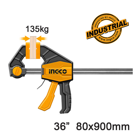 HQBC36803 - SERRE-JOINTS RAPIDE UNE MAIN 80X900MM INGCO Maroc