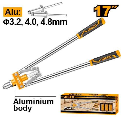 HR171 - RIVETEUSE 420MM, RIVET3.2MM,4MM,4.8MM INGCO Maroc