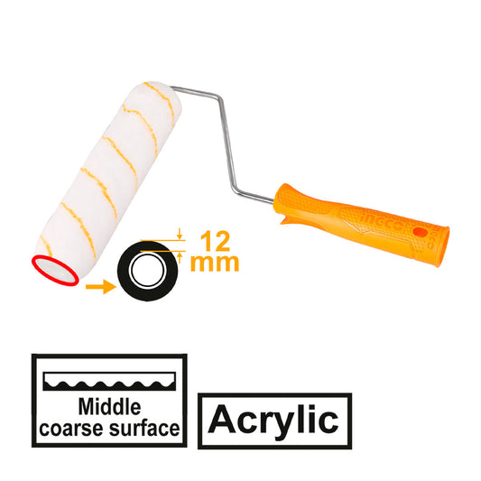 HRHT282302 - Brosse cylindrique de 9 pouces (paroi intérieure) acrylique HRHT282302 INGCO Maroc